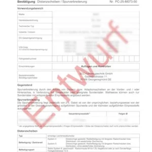 Fakt Gutachten für Fiat 500 Abarth 312