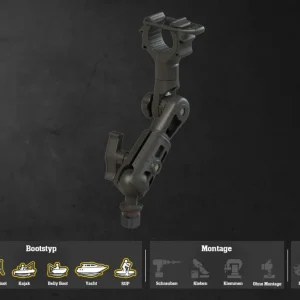 Fasten Trolling E-Motor Support (verstellbar) Bug Motoren Kopfhalterung Terrova