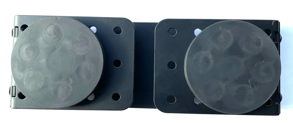 Magnethalterung mit zwei ClickON-Punkten für unsere Organizerprodukte Felleisen GmbH