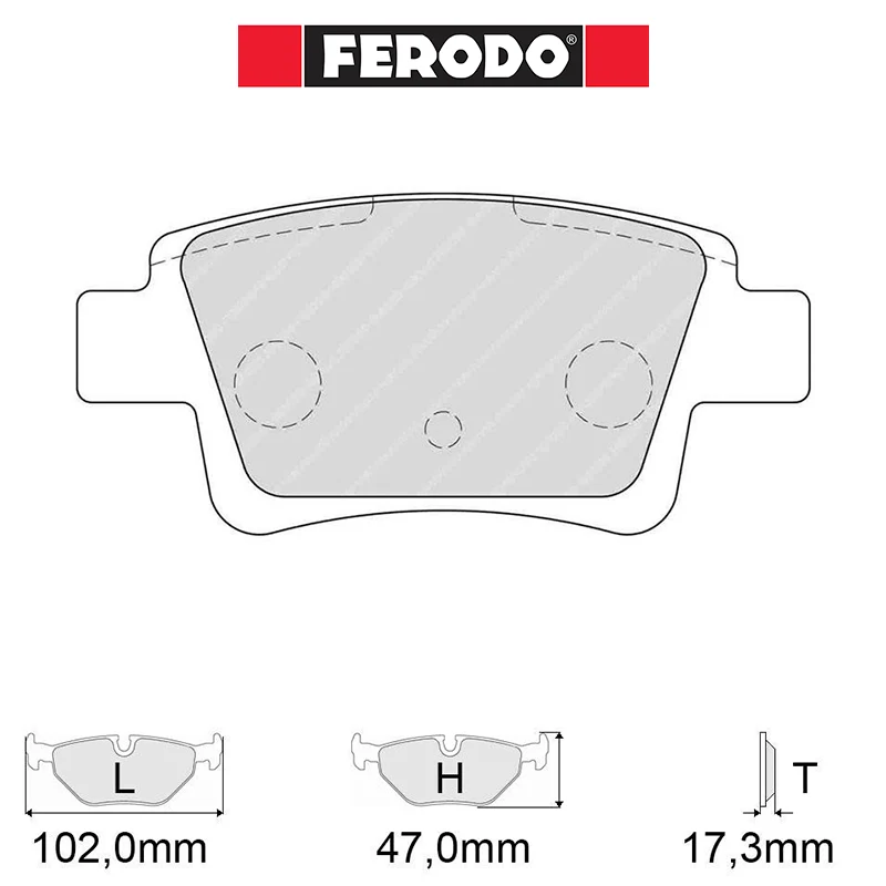 Ferodo - Bremsbelagsatz (FCP1858)