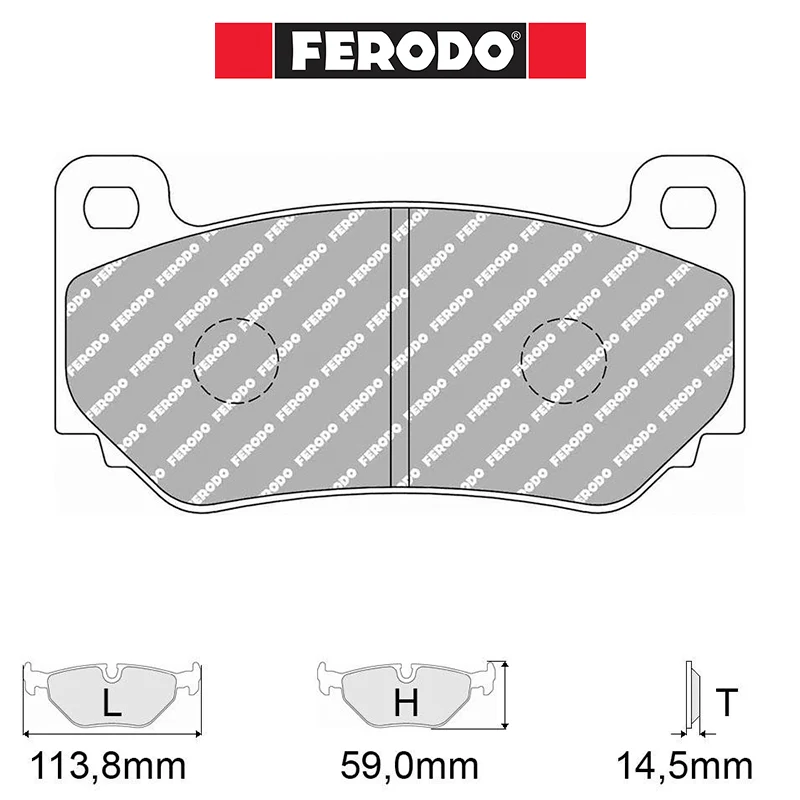 Ferodo - Bremsbelagsatz (FCP4972)