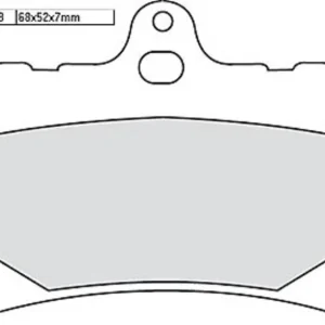 FERODO Sinter Racing Bremsbelag FDB 498 XRAC