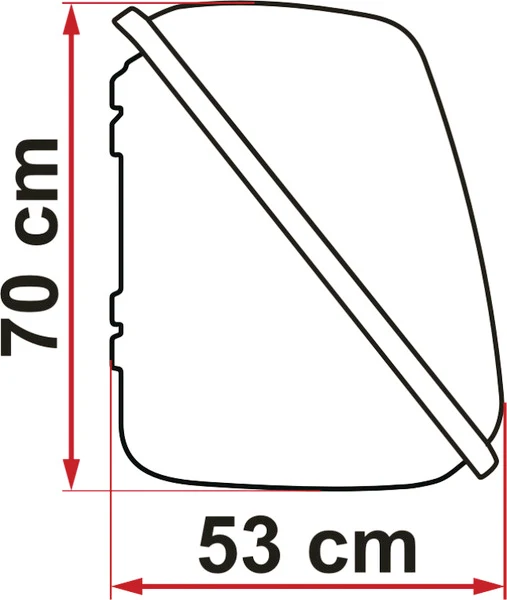 Fiamma Gepäckbox für Fahrradträger - Ultra Box 500