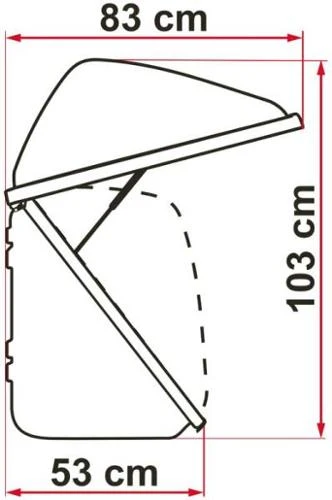 Fiamma Gepäckbox für Fahrradträger - Ultra Box 500