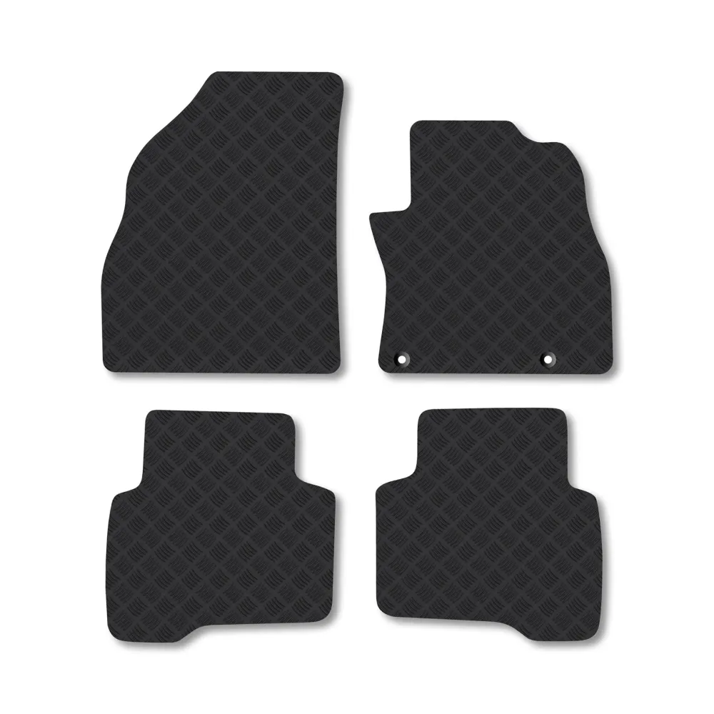 Fiat Qubo (2008+) 3mm Rubber Mats