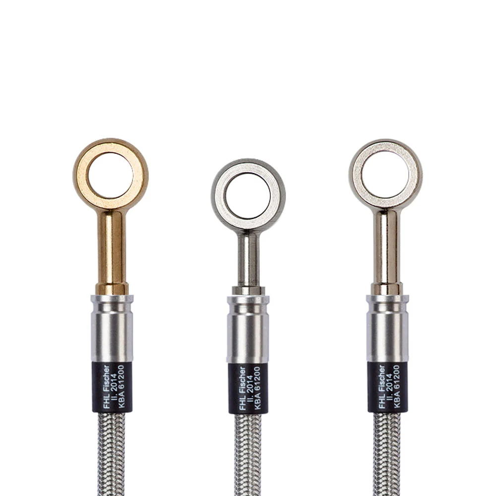 FISCHER STAHLFLEX Bremsleitung Set Bremssattel passend für Mercedes-Benz W113