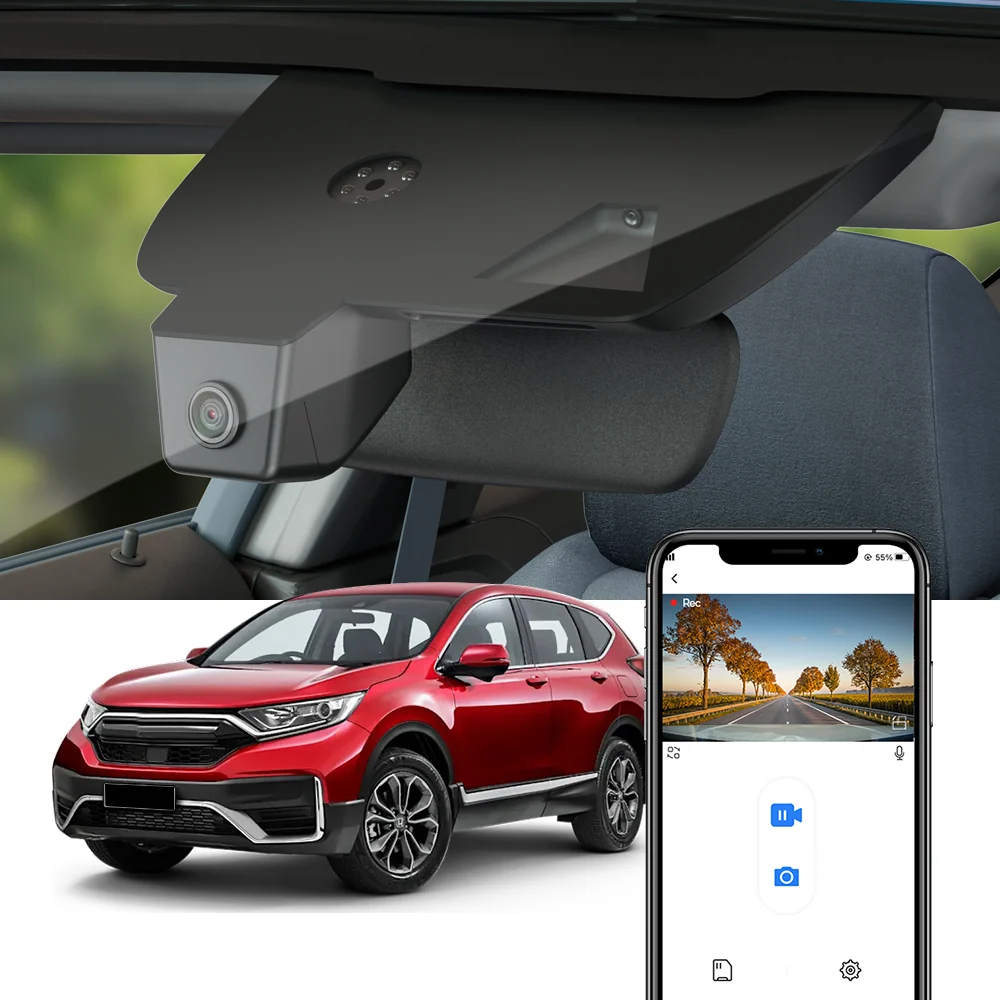 FITCAMX Dashcam für Honda CR-V 2017–2022 (Rechtslenker) fitcamx store