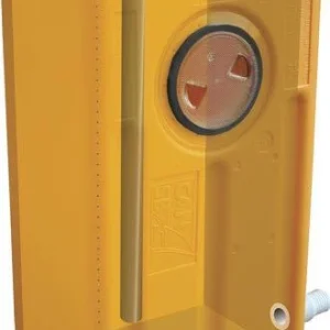 Fäkalientank Polyethylen 67 Liter, 39 cm x 105 cm x 20 cm, 2 x 38 mm und 1 x 16 mm Stollen