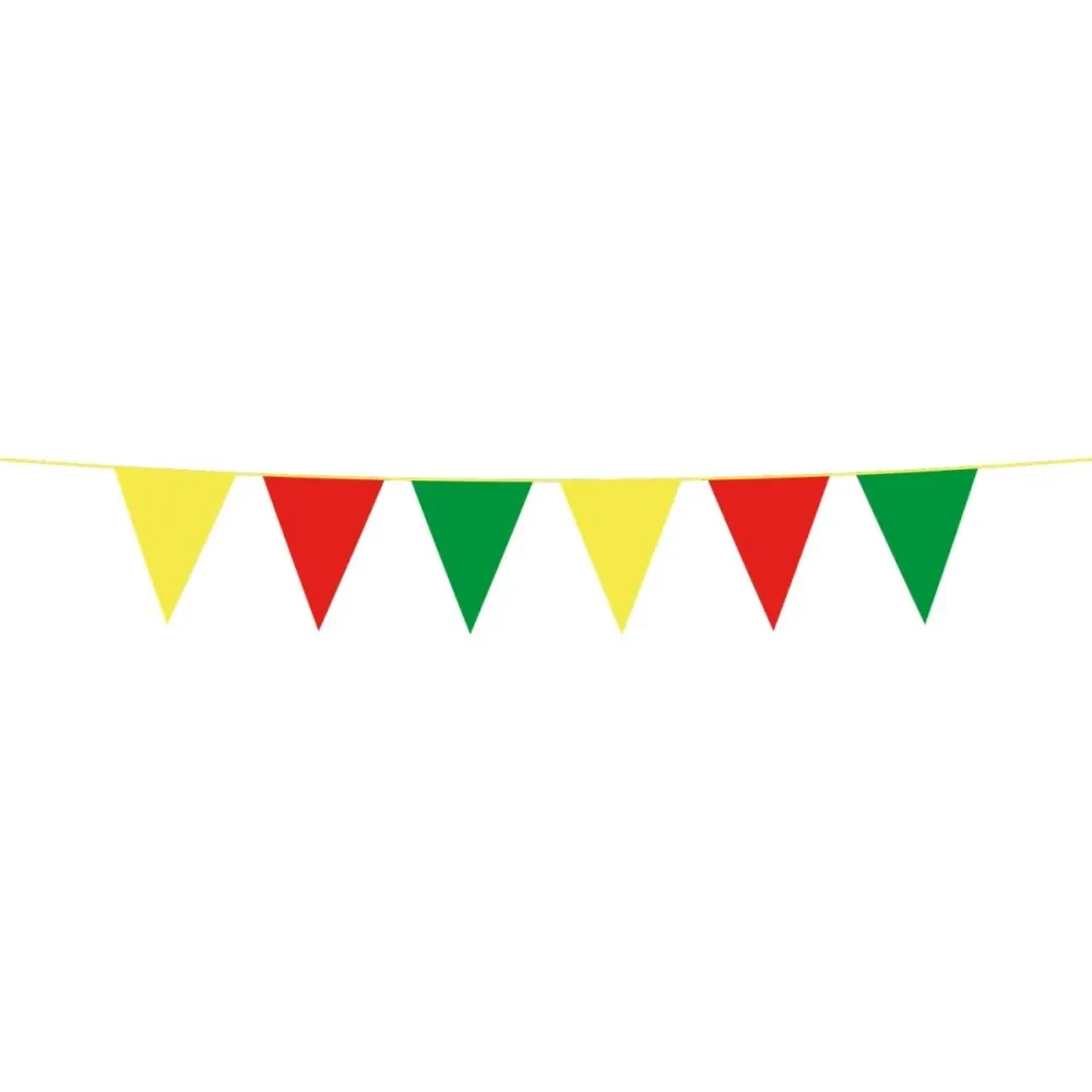 Flaggenleine Gelb-Rot-Grün - 10 Meter
