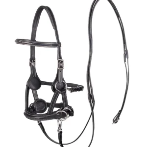 Flandy side Pull (System 3) Englisches Leder Black WB