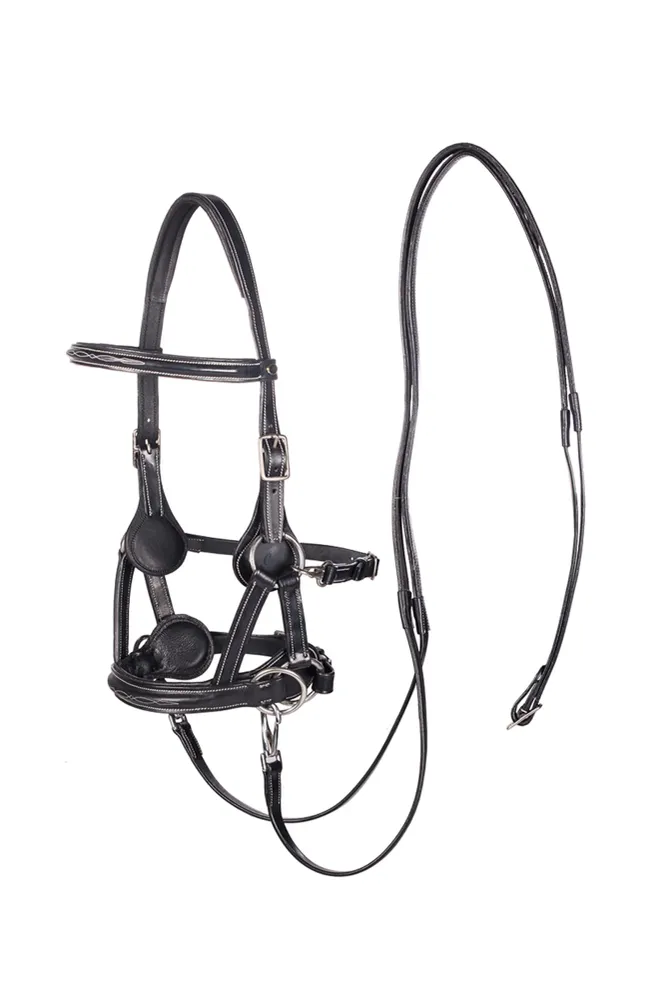 Flandy side Pull (System 3) Englisches Leder Black WB