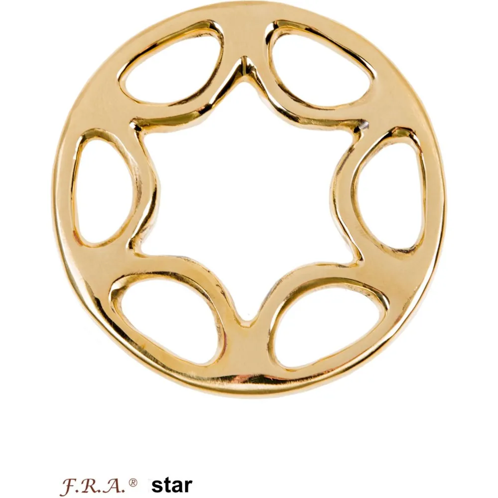 F.R.. Hackamore Set Star Set Brass