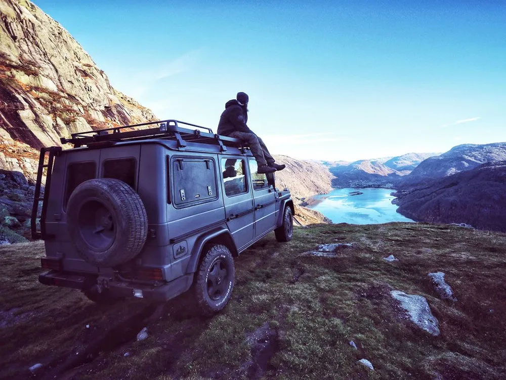 Front Runner Mercedes Geländewagen G-Klasse (1979 - 2017) Slimline II Dachträger Kit - hoch
