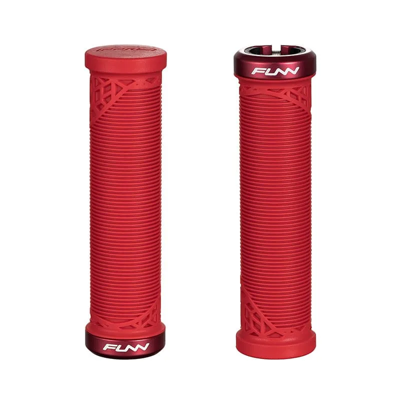 Griff HILT JUNIOR 19mm Rot mit Aluminium-Klemmring FUNN