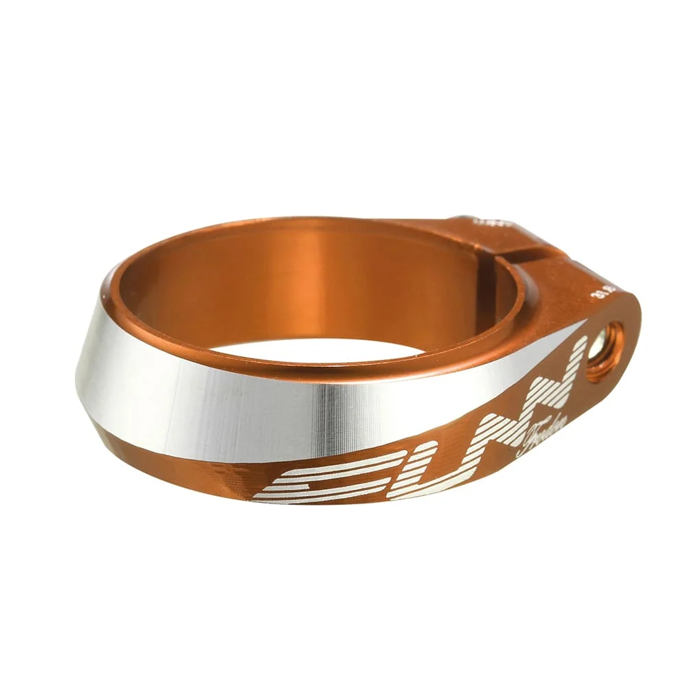 Sattelstützenklemme 31,8mm FRODON aus CNC-gefrästem Alloy 6061 Orange FUNN