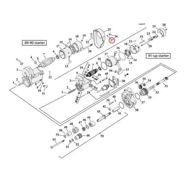 Chrom-Innensicherungsscheibe, 1/4 Zoll für Harley-Davidson Gardner-Westcott