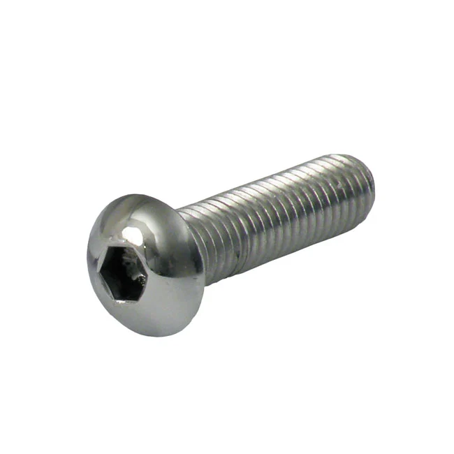 M8 x 30 mm Linsenkopfschraube, polierter Edelstahl für Harley-Davidson Gardner-Westcott