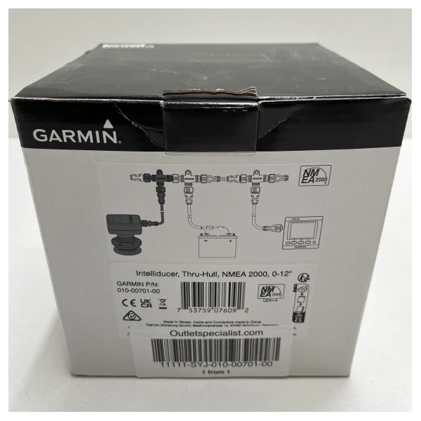 Garmin Intelliducer Truhull-Tiefe und Temperaturwandler-010-00701-00