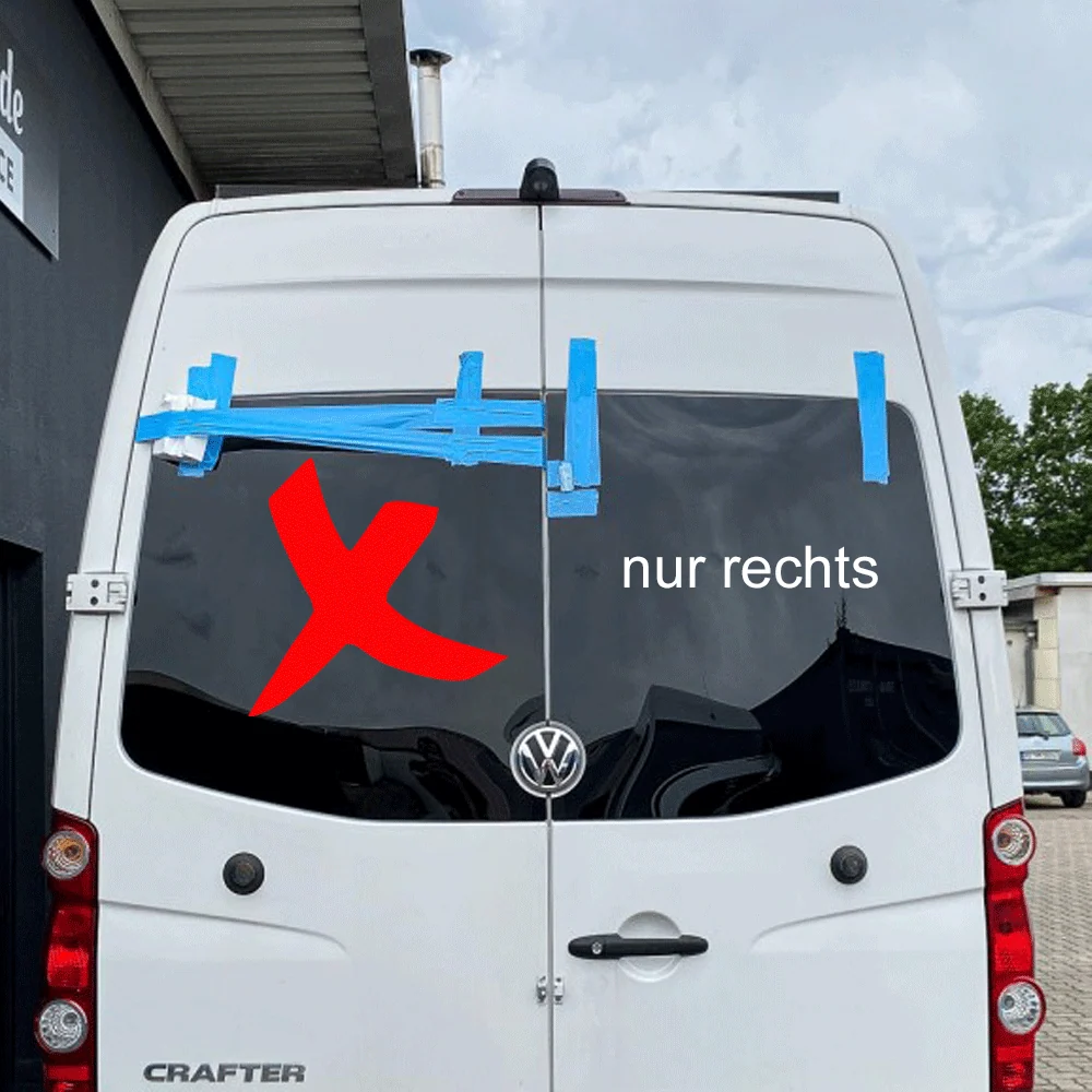 Hecktürscheibe rechts für VW Crafter bis 2017 *L1-L4*