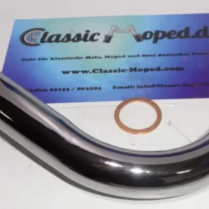 Hercules NHW R50 KTM Ponny Roller LKH KKR Krümmer 32 mm Chrom NEU