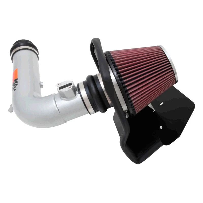 K&N, High Performance Air Intake Kit passend für Ford Explorer 3.5L V6 excl. Turbo 2011-2019 - Silber (77-2575), Baumwolle...
