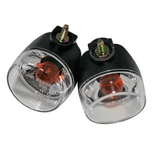 HIGHSIDER ATV / Quad Blinker Schwarz Klar Paar E-geprüft