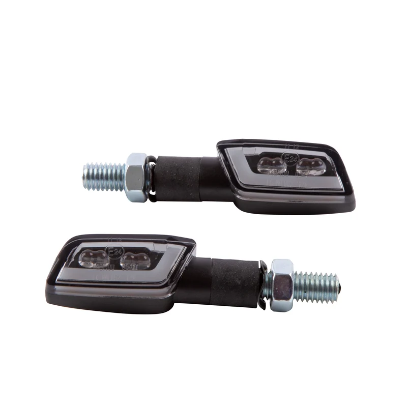 HIGHSIDER smart LED-Blinker Formula-TS, Schwarz, getöntes Glas, Paar