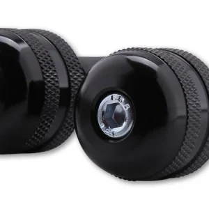 HIGHSIDER smart Lenkergewicht, schwarz, gerändelt, für Stahllenker