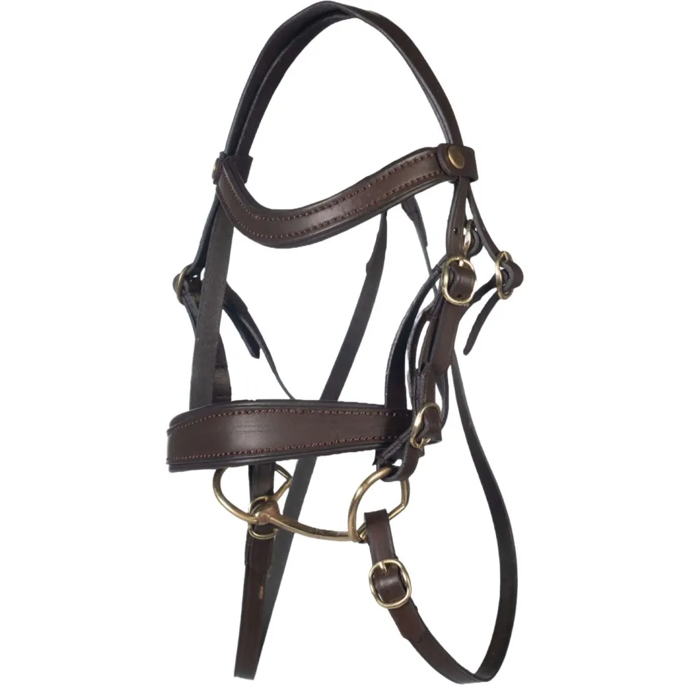HKM Zaum Hobby Horsing Basic Braun