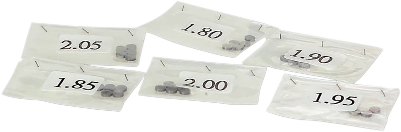 HOT CAMS Ventilscheiben-Sets und Nachfüllpakete Ventilscheiben 5er-Pack 7,48 x 2,70
