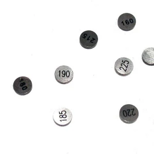 HOT CAMS Ventilscheiben Ø8,90x2,24mm - Set mit 5 Stk.
