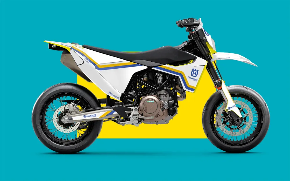 Husqvarna 701 DEKOR - "Regal" (Weiß)