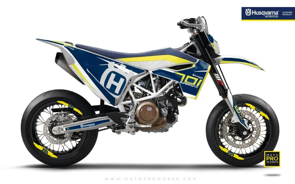 Husqvarna 701 DEKOR - "SEVENOHTWO" (Blau)