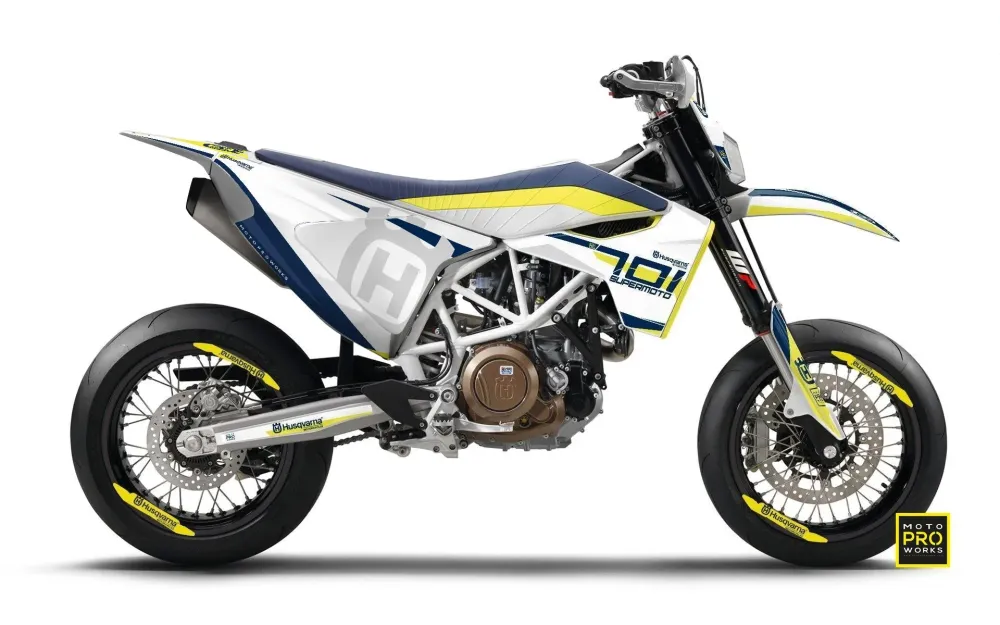 Husqvarna 701 DEKOR - "SEVENOHTWO" (Weiß)