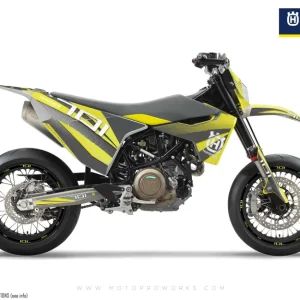Husqvarna 701 Enduro Dekor - "Featherlight" (Grau/Gelb)