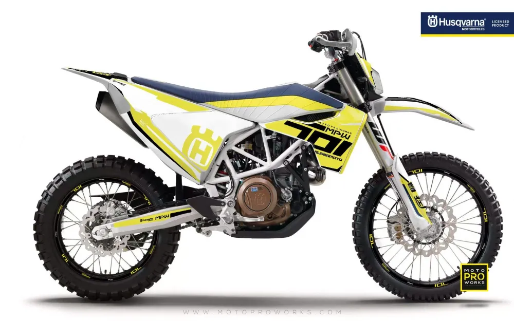 Husqvarna 701 Enduro Dekor - "SEVENOHONE" (Gelb)