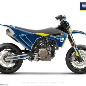 Husqvarna 701 Enduro Dekor - "Topography" (Blau)