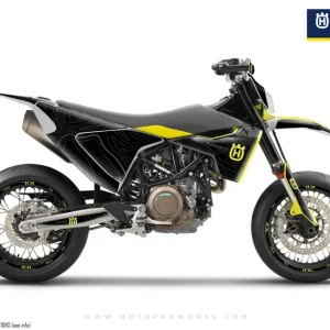 Husqvarna 701 Enduro Dekor - "Topography" (Schwarz/Gelb)