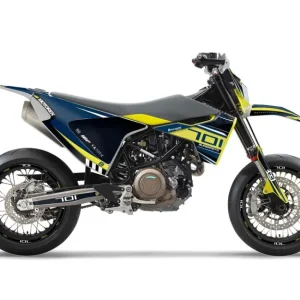 Husqvarna 701 Enduro Dekor - "Vortex" (Blau/Gelb)