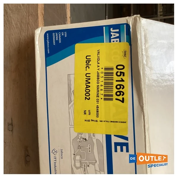 Jabsco Y-Ventil für Abwassersystem - 45490-10000