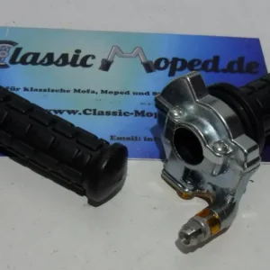 ALU Gasgriff Kurzhub Schnellgasgriff Cross Mofarennen Enduro NEU keine