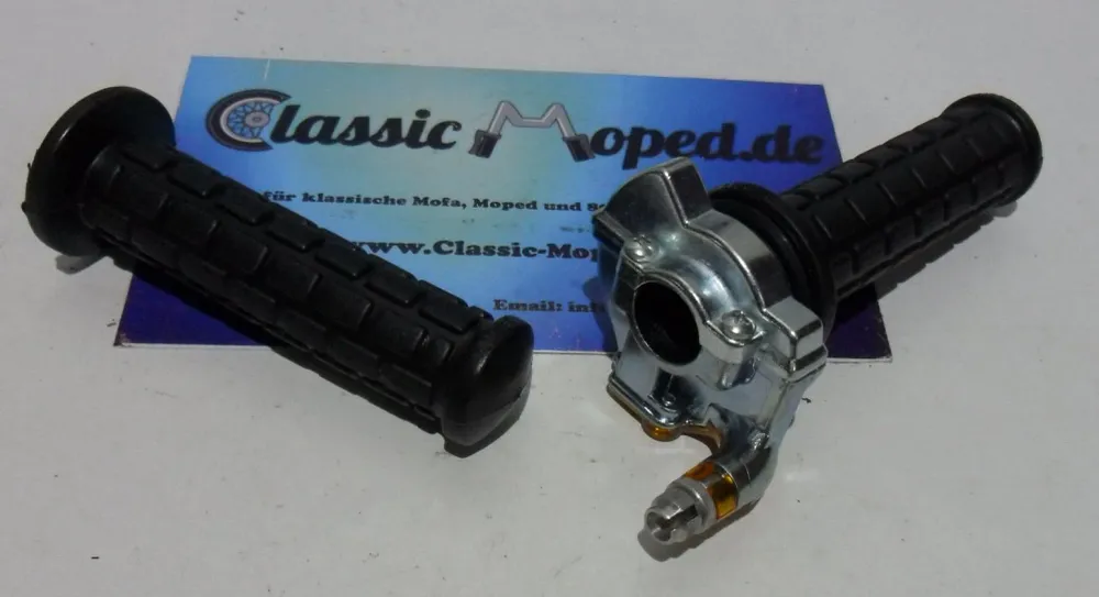 ALU Gasgriff Kurzhub Schnellgasgriff Cross Mofarennen Enduro NEU keine