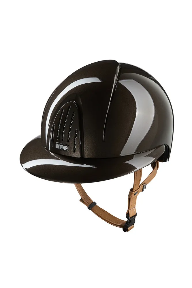 KEP NOVA ABS Metal Polish/Beige Polo Reithelm Brown 051-x-058