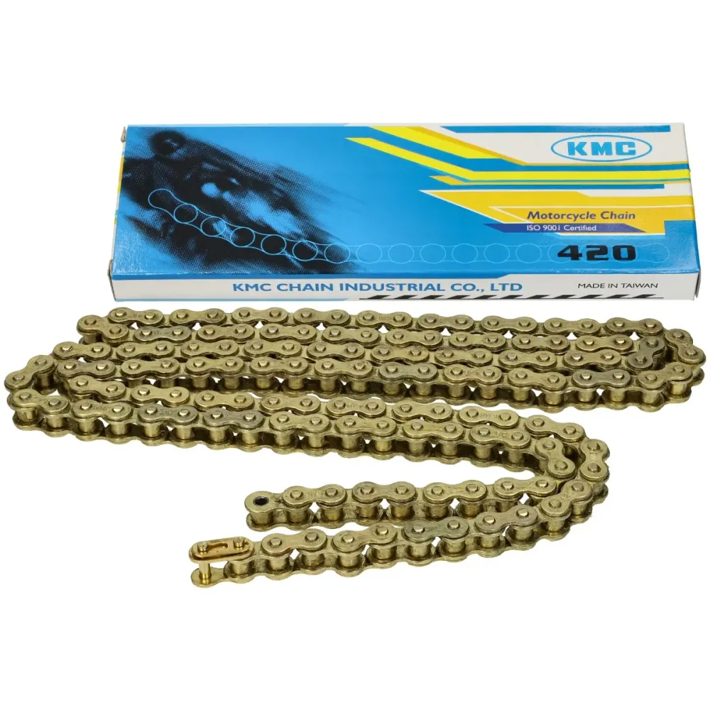 Kette KMC goldfarben 420 - 128 Glieder für Dax, Monkey...