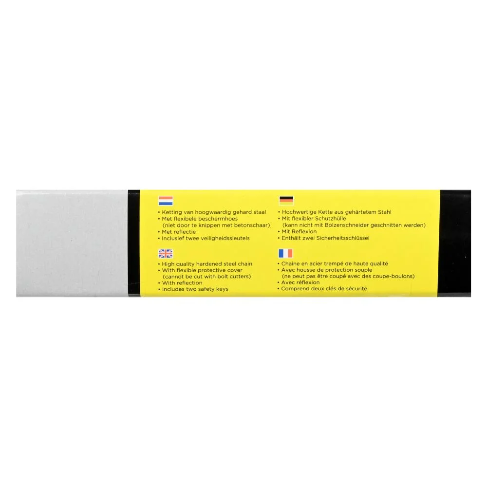 Kettenschloss + Sicherheitsabdeckung safelock 8 x 1200 mm reflektierend