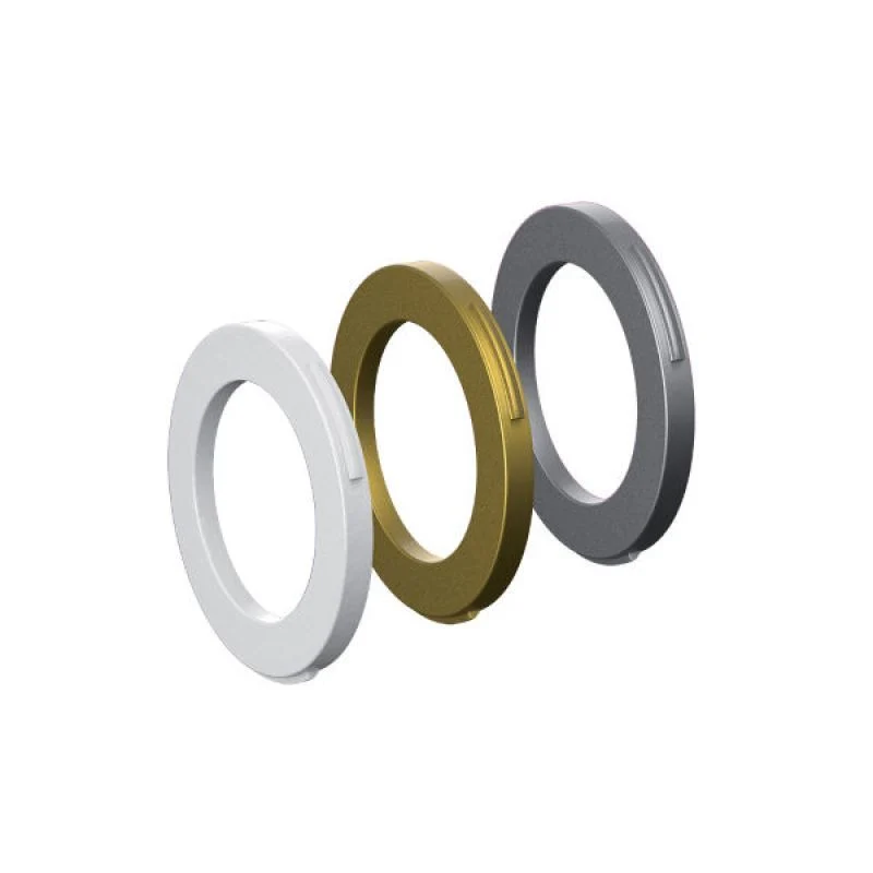 KIT 6 ABDECKUNGEN MAGURA BREMSE 2 KOLBEN SEIT 2015 WEISS GOLD ARGENTO