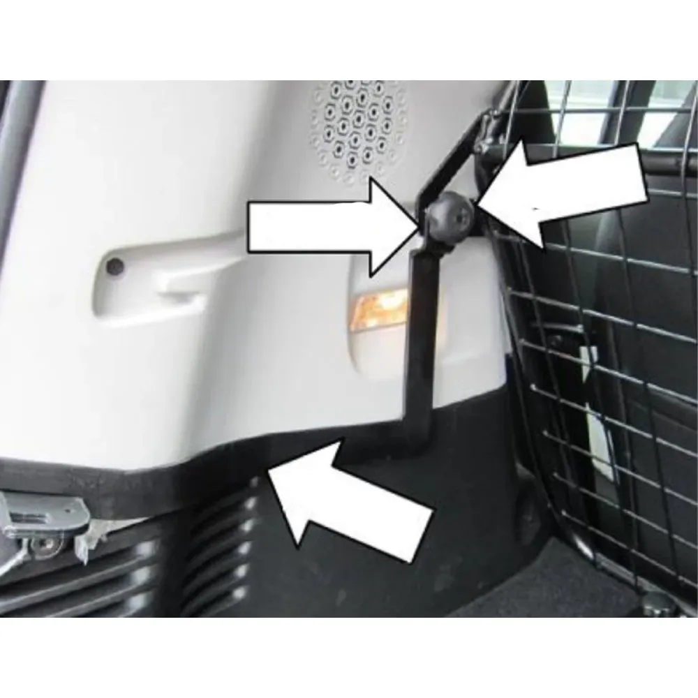 Kleinmetall 20421420 Masterline Hundegitter für Smart Fortwo Coupe Typ: 453