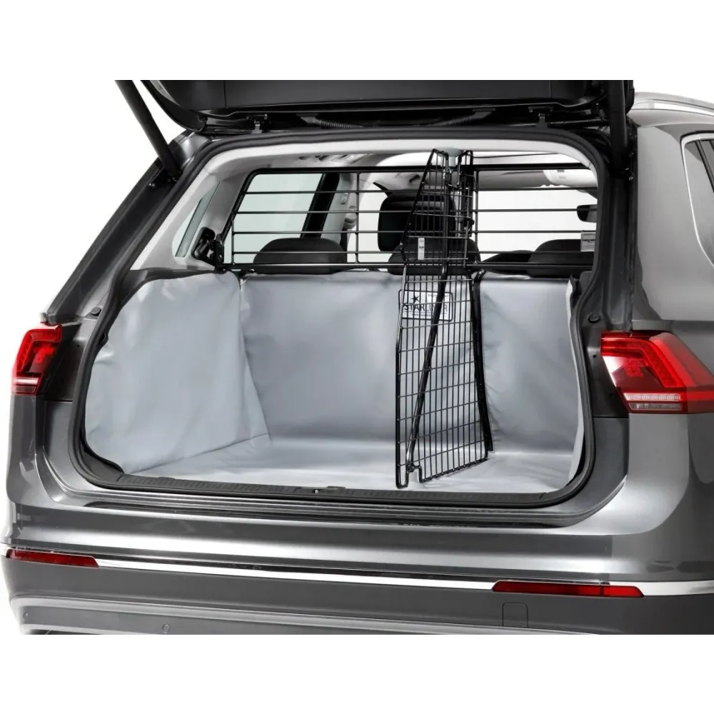 Kleinmetall Kofferraumwanne für VW Tiguan II (mit var. Ladeb., tief, grau)