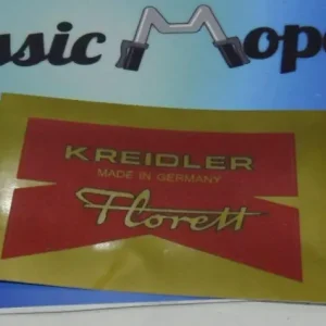 Kreidler K54 Florett Eitank Super 4 / 5 Aufkleber rot gold Schutzblech hinten NEU