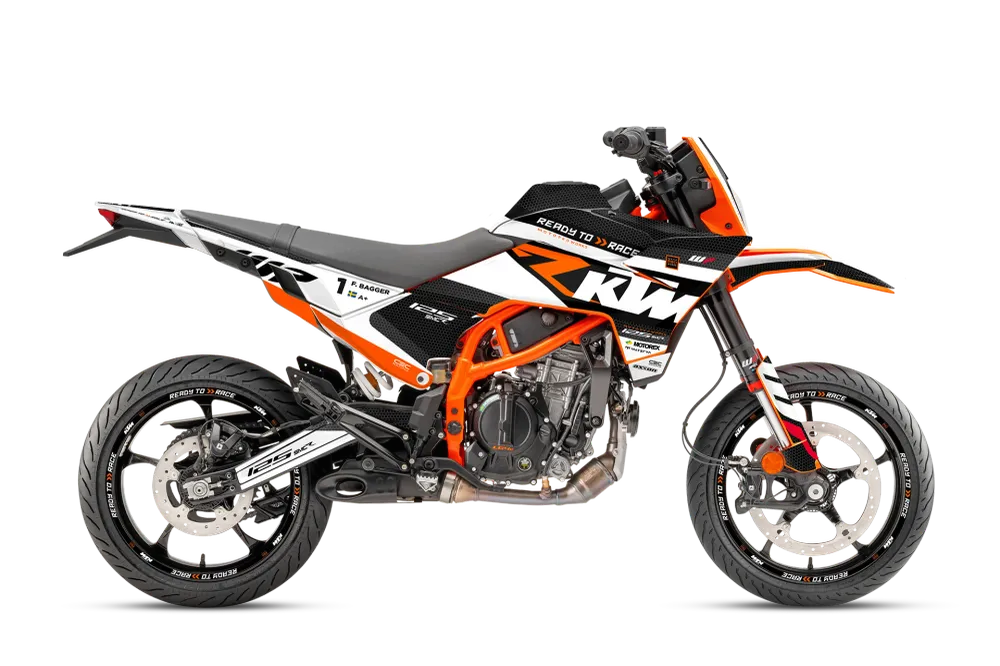 KTM 125 SMC-R DEKOR - "RR-Tech" (Weiß)